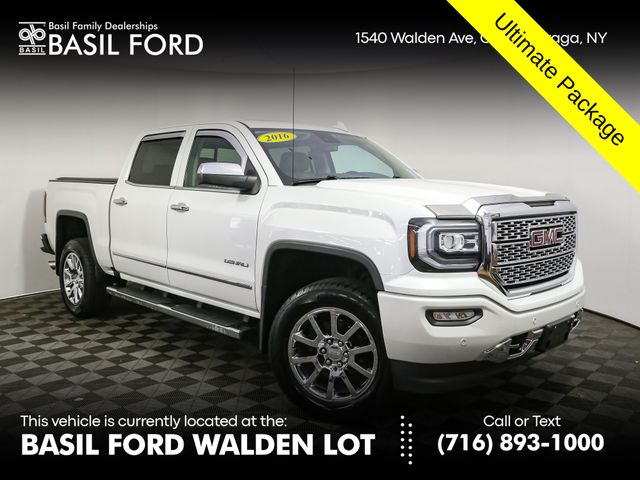 White Frost Tricoat 2016 GMC Sierra 1500 Pickup Truck Four-Wheel Drive 8-Speed Automatic Overdrive