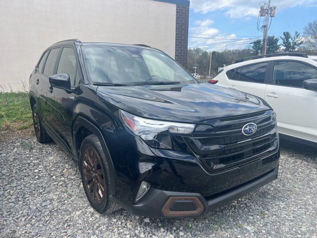 Crystal Black Silica 2025 Subaru Forester Hybrid Sport AWD SUV / Crossover All-Wheel Drive Continuously Variable Transmission