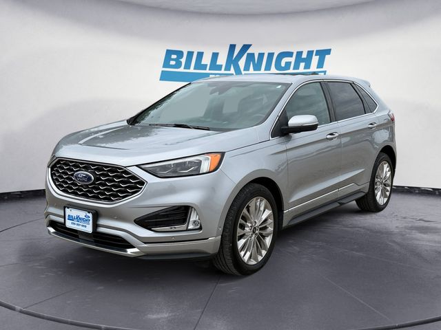 Silver Metallic 2021 Ford Edge SUV / Crossover All-Wheel Drive 8-Speed Automatic