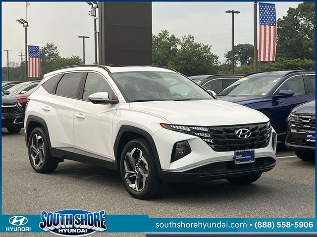 White Pearl 2023 Hyundai Tucson SUV / Crossover All-Wheel Drive 8-Speed Automatic