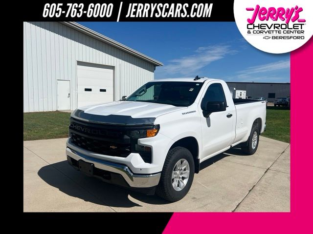 Summit White 2024 Chevrolet Silverado 1500 Pickup Truck Four-Wheel Drive Automatic