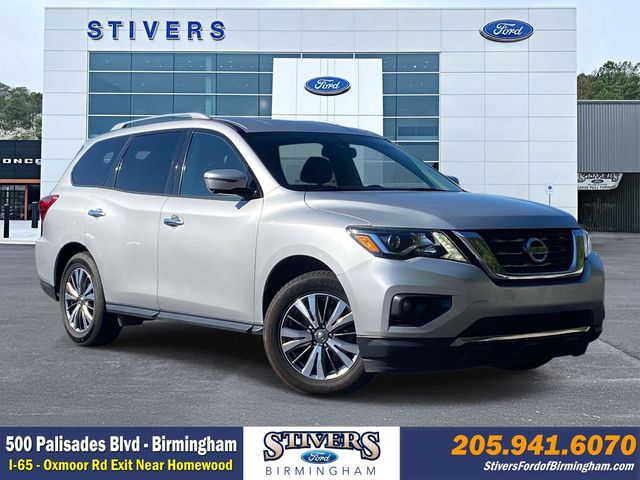Brilliant Silver Metallic 2019 Nissan Pathfinder SL FWD SUV / Crossover Front-Wheel Drive Continuously Variable Transmission