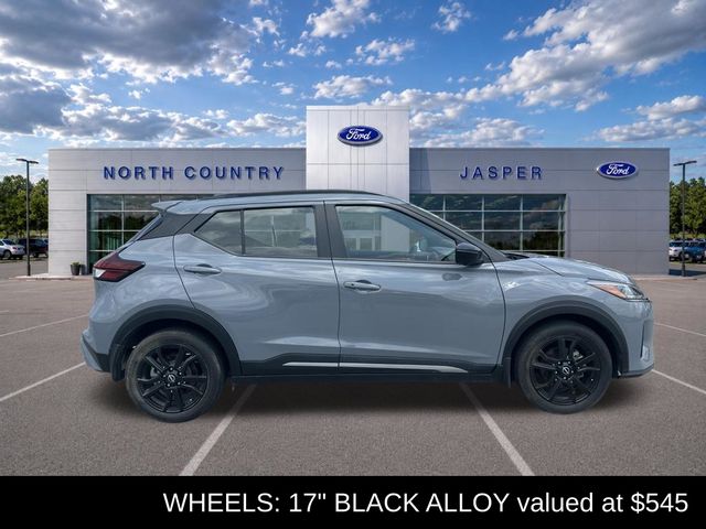Boulder Gray 2024 Nissan Kicks SUV / Crossover Front-Wheel Drive Continuously Variable Transmission