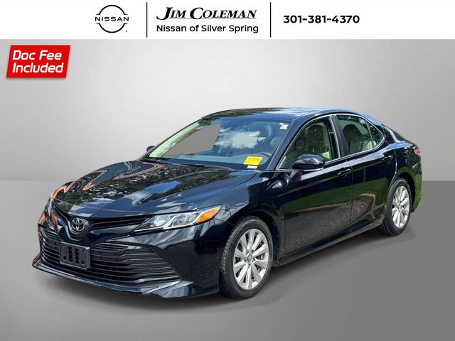 Midnight Black Metallic 2019 Toyota Camry Sedan Front-Wheel Drive 8-Speed Automatic