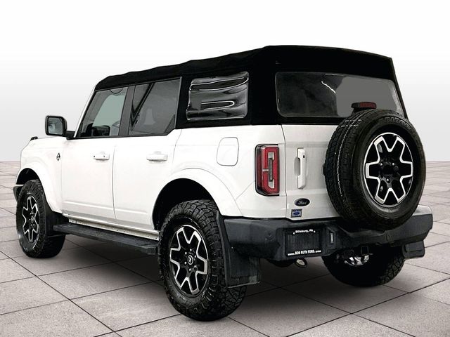 2021 Ford Bronco Outer Banks White at Klick Lewis Buick Chevrolet