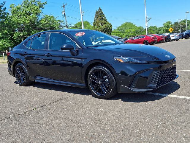 Midnight Black Metallic 2025 Toyota Camry Sedan Front-Wheel Drive Continuously Variable Transmission