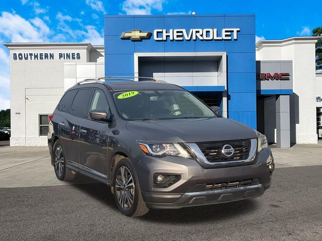 Gray (Gun Metallic) 2019 Nissan Pathfinder Platinum FWD SUV / Crossover Front-Wheel Drive Continuously Variable Transmission