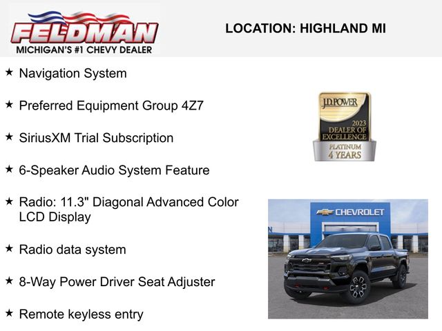 New 2025 Chevrolet Colorado For Sale in New Hudson, MI