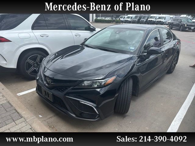 Midnight Black Metallic 2023 Toyota Camry Sedan Front-Wheel Drive 8-Speed Automatic