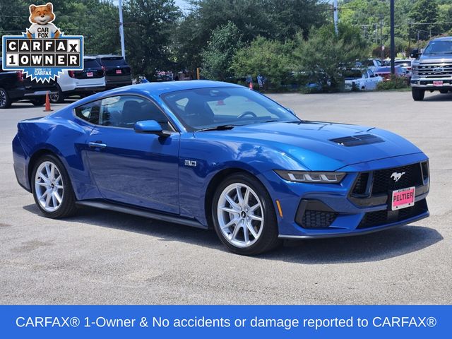 Blue Metallic 2024 Ford Mustang Coupe Rear-Wheel Drive Automatic