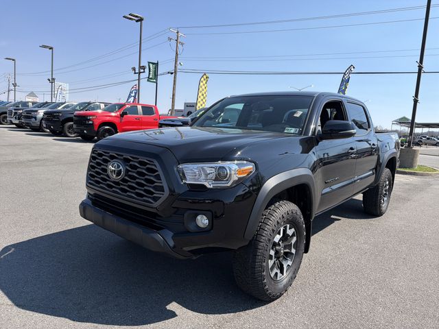 Midnight Black Metallic 2021 Toyota Tacoma TRD Off Road Double Cab 4WD Pickup Truck Four-Wheel Drive 6-Speed Automatic