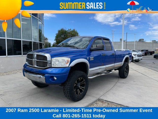 Electric Blue Pearl 2007 Dodge RAM 2500 Pickup Truck Four-Wheel Drive 6-Speed Automatic