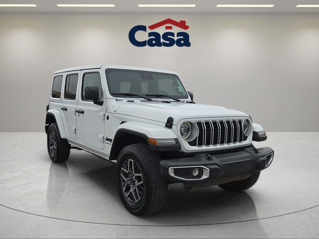 Bright White Clearcoat 2025 Jeep Wrangler SUV / Crossover Four-Wheel Drive 8-Speed Automatic