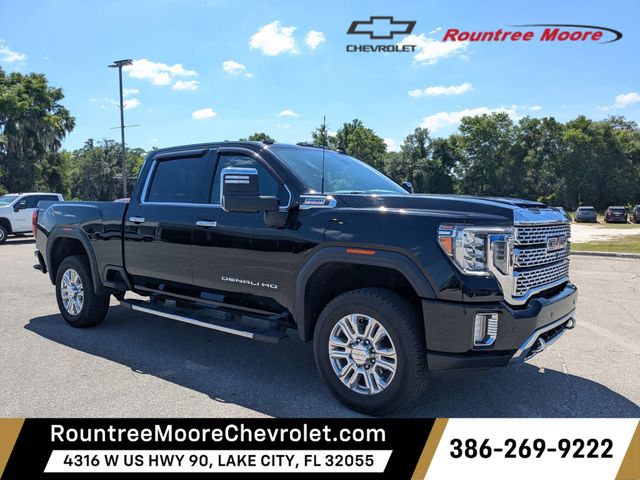 Onyx Black 2021 GMC Sierra 2500HD Denali Crew Cab 4WD Pickup Truck Four-Wheel Drive Automatic