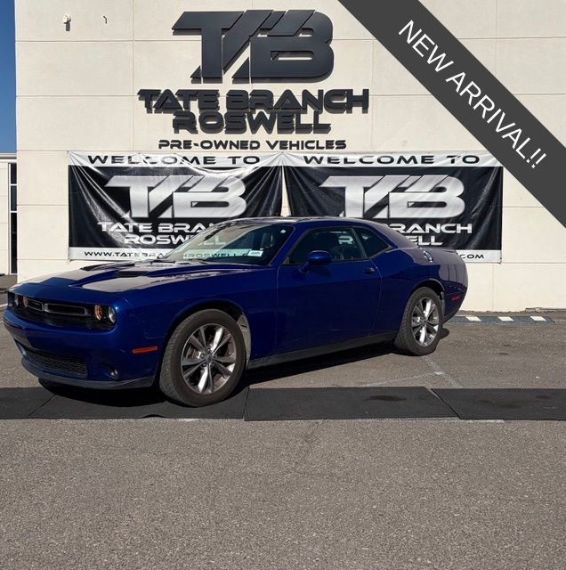 Indigo Blue 2021 Dodge Challenger Coupe All-Wheel Drive 8-Speed Automatic