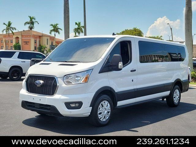 Oxford White 2021 Ford Transit Passenger Van Rear-Wheel Drive Automatic
