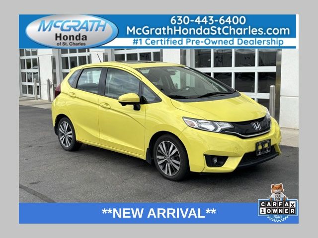 Mystic Yellow Pearl 2015 Honda Fit EX Hatchback Front-Wheel Drive Continuously Variable Transmission