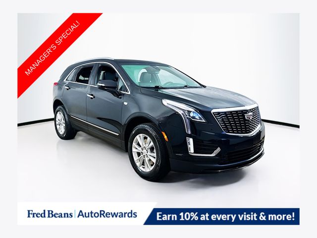 Stellar Black Metallic 2023 Cadillac XT5 SUV / Crossover Front-Wheel Drive 9-Speed Automatic