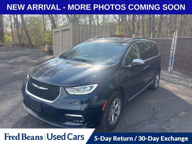 Fathom Blue Pearlcoat 2023 Chrysler Pacifica Limited AWD Minivan All-Wheel Drive 9-Speed Automatic
