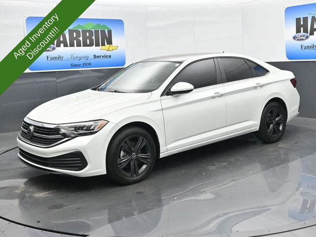 Opal White 2024 Volkswagen Jetta Sedan Front-Wheel Drive 8-Speed Automatic