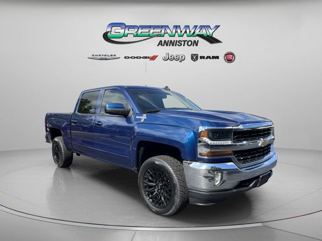 Deep Ocean Blue Metallic 2018 Chevrolet Silverado 1500 Pickup Truck Four-Wheel Drive 6-Speed Automatic Overdrive