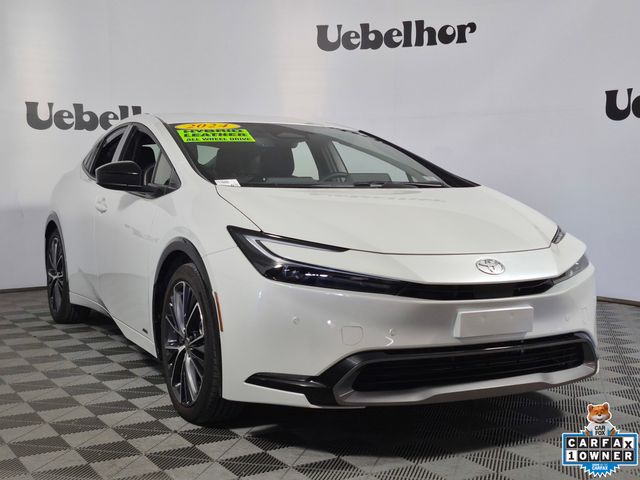 White (Wind Chill Pearl) 2024 Toyota Prius Hatchback All-Wheel Drive Continuously Variable Transmission