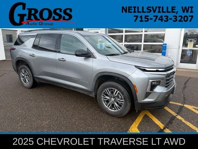 Sterling Gray Metallic 2025 Chevrolet Traverse SUV / Crossover Four-Wheel Drive 8-Speed Automatic
