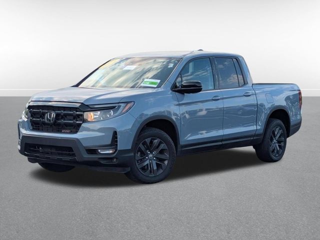 Sonic Gray Pearl 2024 Honda Ridgeline Pickup Truck All-Wheel Drive 9-Speed Automatic