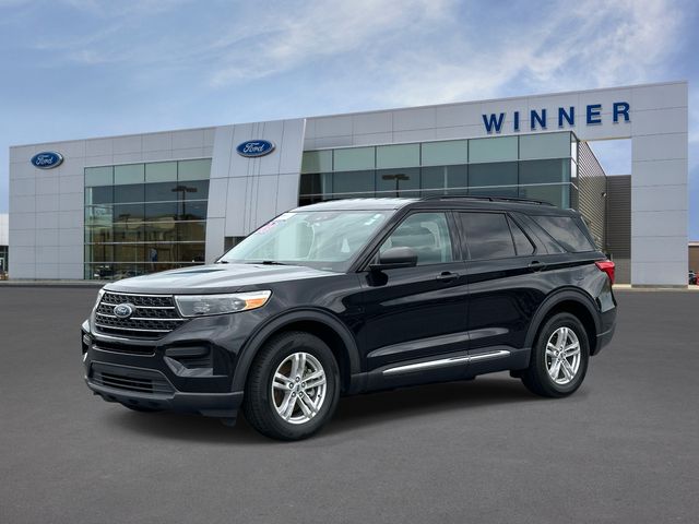 Black Metallic 2023 Ford Explorer SUV / Crossover Rear-Wheel Drive Automatic