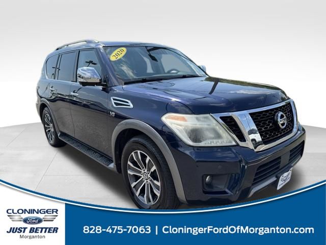 Blue Pearl 2020 Nissan Armada SL 4WD SUV / Crossover Four-Wheel Drive 7-Speed Automatic