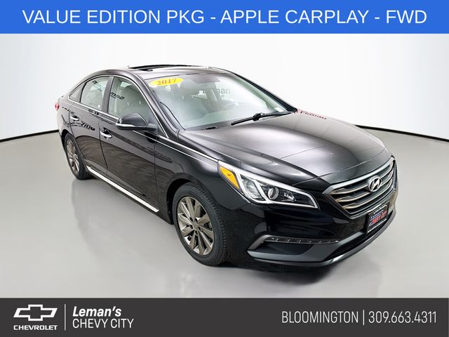 Phantom Black 2017 Hyundai Sonata Sport FWD Sedan Front-Wheel Drive 6-Speed Automatic