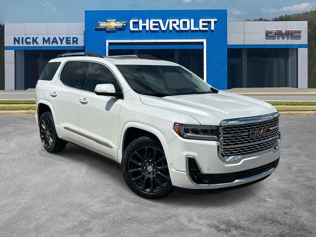 White Frost Tricoat 2020 GMC Acadia SUV / Crossover Four-Wheel Drive 9-Speed Automatic