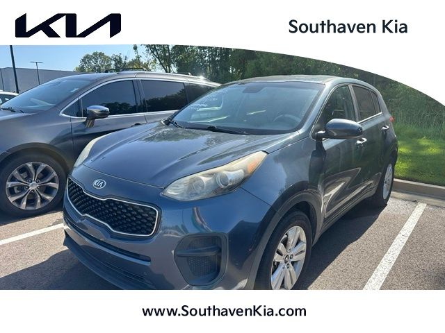 Pacific Blue 2018 Kia Sportage SUV / Crossover Front-Wheel Drive 6-Speed Automatic Overdrive