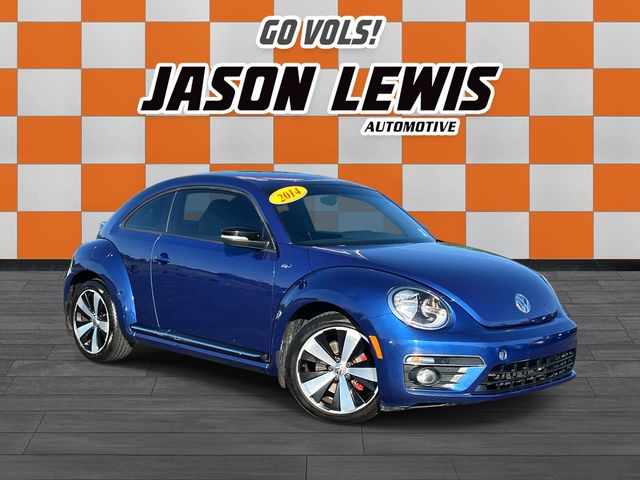 Blue 2014 Volkswagen Beetle R-Line Hatchback Front-Wheel Drive 6-Speed Manual