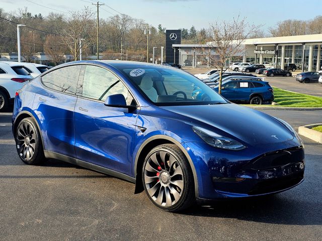 Deep Blue Metallic 2023 Tesla Model Y Performance AWD SUV / Crossover All-Wheel Drive 1-Speed Automatic