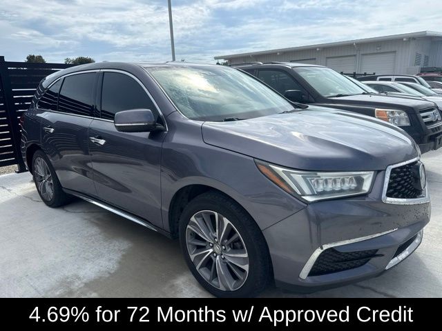 Gray 2017 Acura MDX SUV / Crossover All-Wheel Drive 9-Speed Automatic