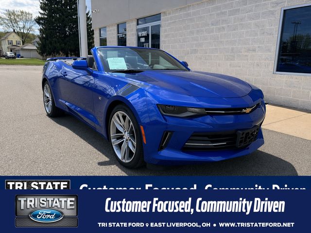 Hyper Blue Metallic 2018 Chevrolet Camaro 2LT Convertible RWD Convertible Rear-Wheel Drive 6-Speed Manual