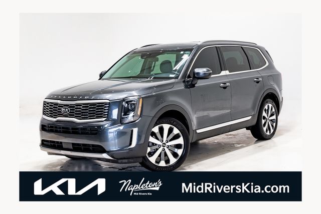 Gravity Gray 2021 Kia Telluride S AWD SUV / Crossover All-Wheel Drive 8-Speed Automatic