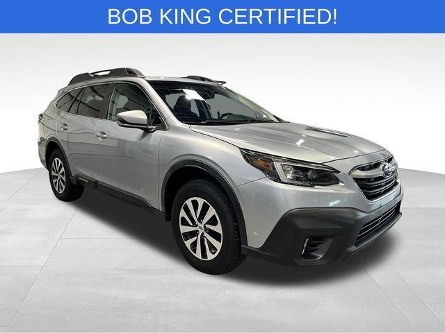 2021 Subaru Outback Premium Silver at Stokes Honda North