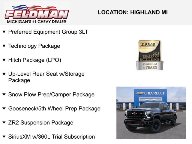 New 2025 Chevrolet Silverado 2500HD For Sale in New Hudson, MI