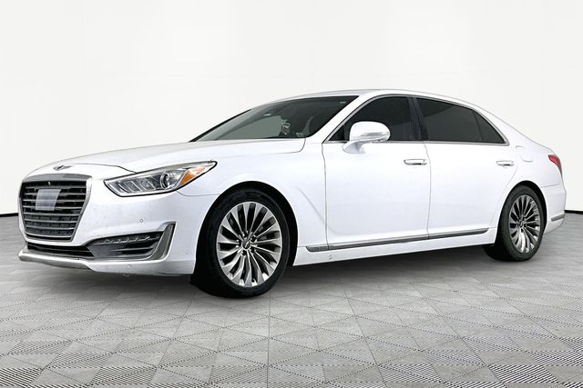 Casablanca White 2017 Genesis G90 Sedan Rear-Wheel Drive 8-Speed Automatic