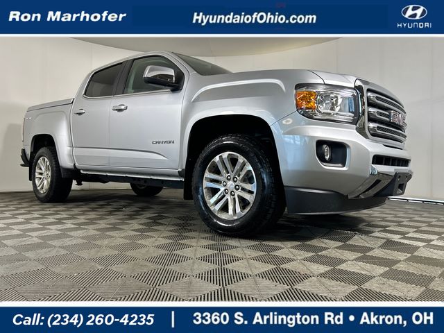 Silver 2016 GMC Canyon Pickup Truck Four-Wheel Drive 6-Speed Automatic