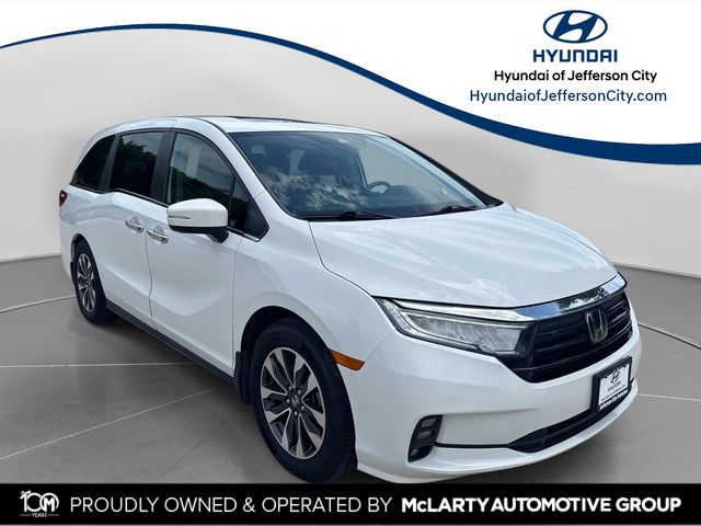 Platinum White 2021 Honda Odyssey Minivan Front-Wheel Drive Automatic