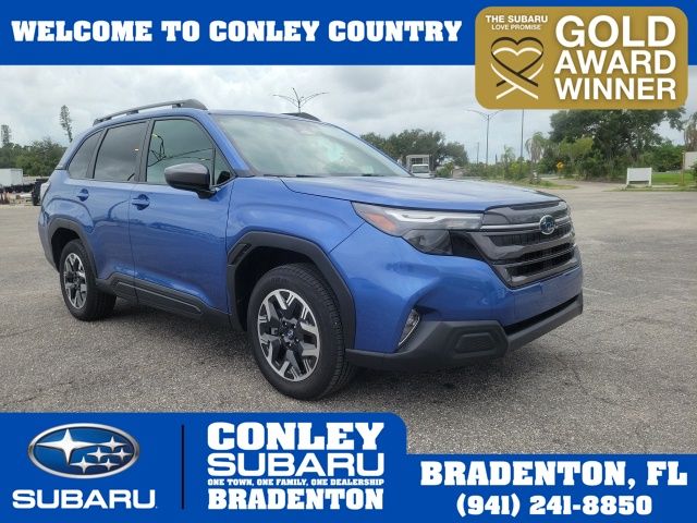 Blue Pearl 2026 Subaru Forester SUV / Crossover All-Wheel Drive Continuously Variable Transmission