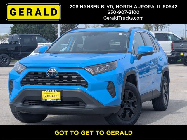 Blue Flame 2019 Toyota RAV4 LE AWD SUV / Crossover All-Wheel Drive 8-Speed Automatic