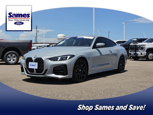 Gray (Brooklyn Grey Metallic) 2026 BMW 4 Series Coupe Rear-Wheel Drive 8-Speed Automatic