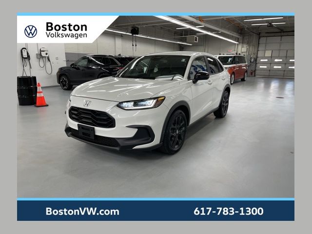 White 2024 Honda HR-V Sport AWD SUV / Crossover All-Wheel Drive Continuously Variable Transmission