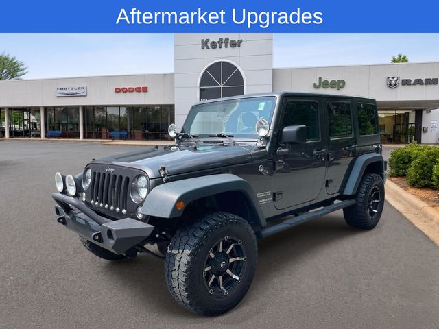 Gray (Granite Crystal Metallic Clearcoat) 2016 Jeep Wrangler SUV / Crossover Four-Wheel Drive 6-Speed Manual