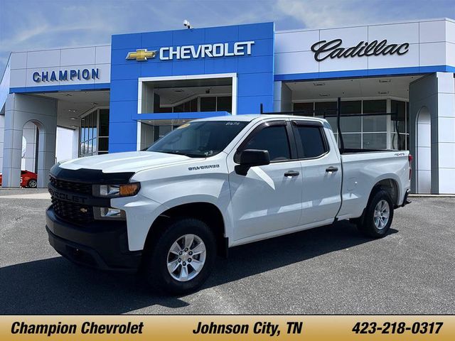Summit White 2019 Chevrolet Silverado 1500 Pickup Truck Four-Wheel Drive 6-Speed Automatic Overdrive