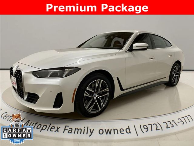 White Metallic 2026 BMW 4 Series Sedan All-Wheel Drive 8-Speed Automatic